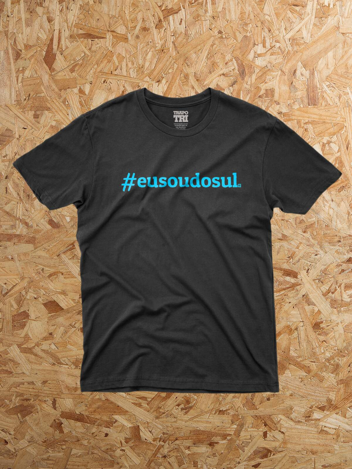 Camiseta #eusoudosul - Preto