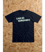 Camiseta Gaúcho Namorando - Preto