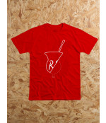 Camiseta Cuia Metade - Esquerda - Vermelho