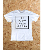 Camiseta Te Larguei pras Cobra - Branco