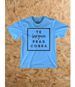 Camiseta Te Larguei pras Cobra - Azul