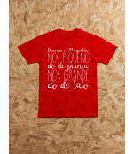 Camiseta Buenas e Mespalho - Vermelho